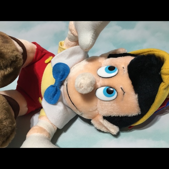 WALT DISNEY VTG 80’s PINOCCHIO PLUSH TOY 14” - Picture 7 of 16